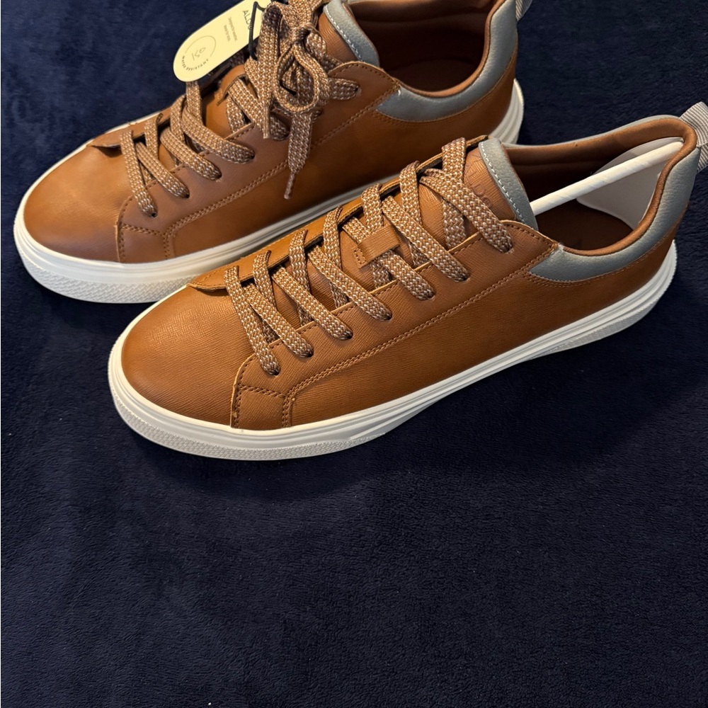 Aldo Tan and Gray Sneakers